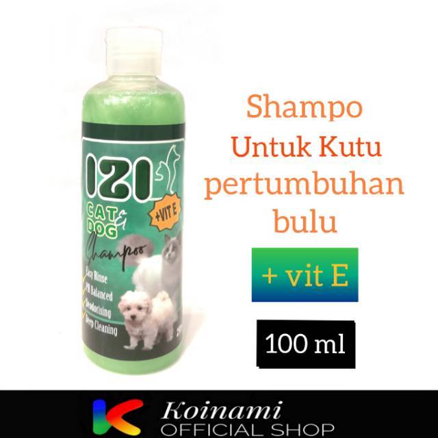 IZI SHAMPO + VITAMIN E 100 ML / SHAMPO KUCING ANJING / TALI MAS