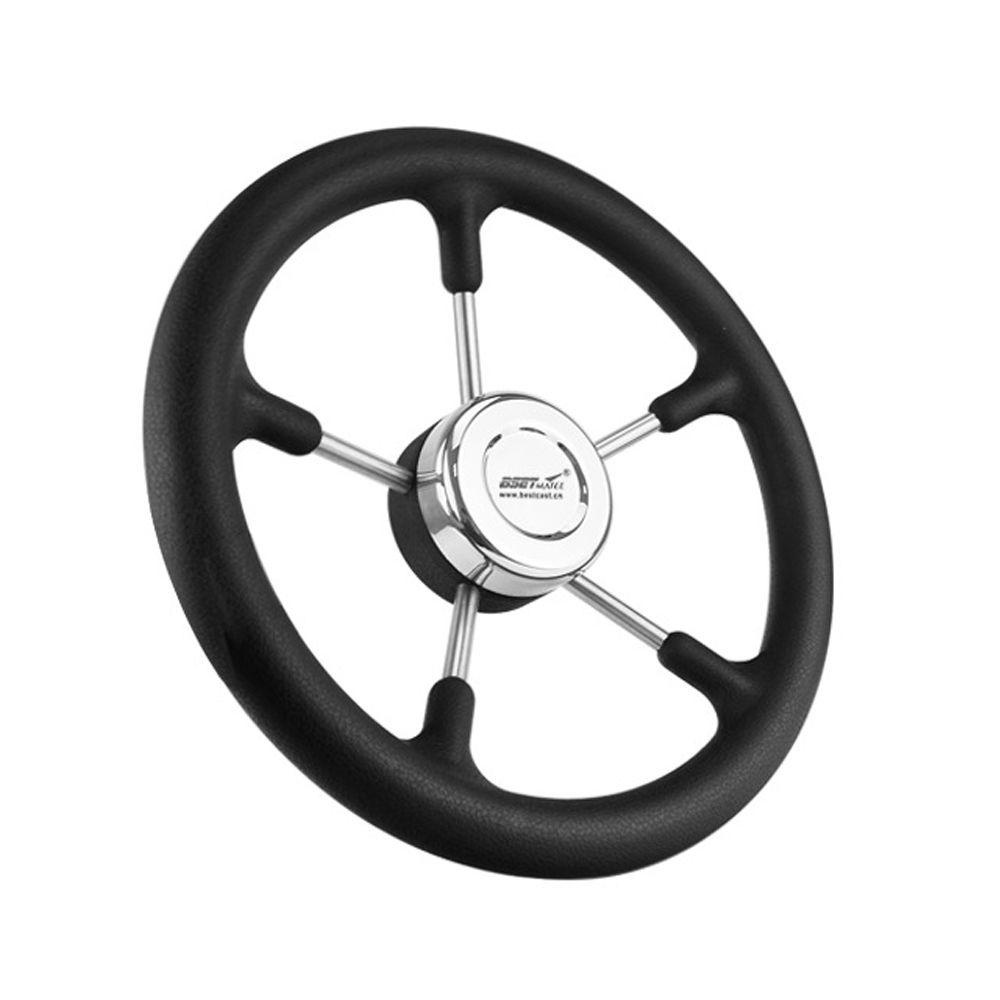 Preva Yacht Steering Wheel Polyurethane Foam Alat Retrofit Stainless Steel 320mm 5jari Jari Jari