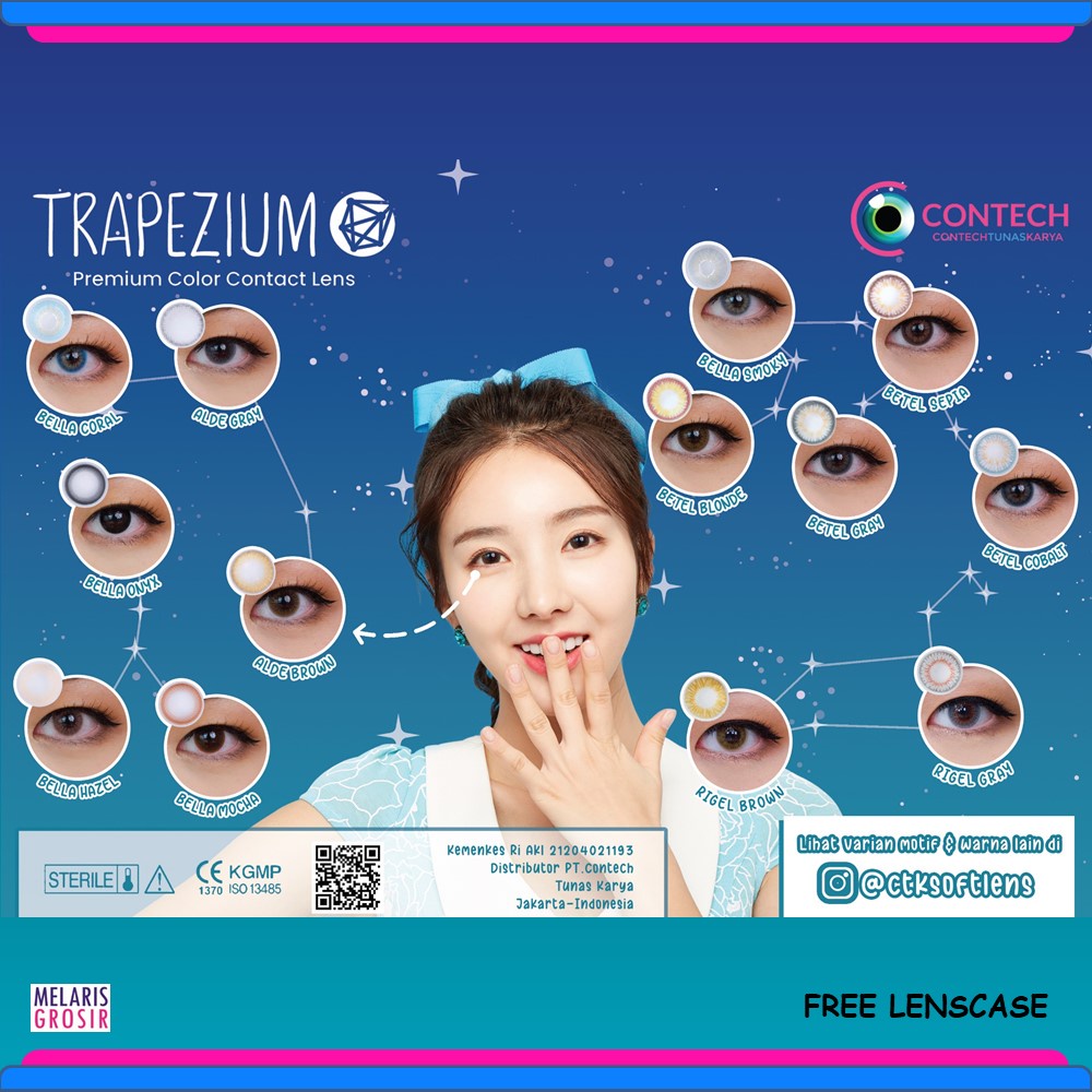 SOFTLENS TRAPEZIUM MINUS (-2.00 s/d -3.75) BY CTK