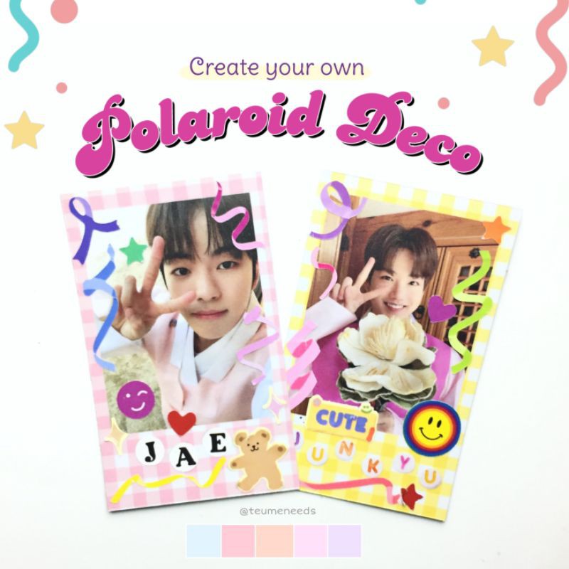

POLAROID STICKER DECO