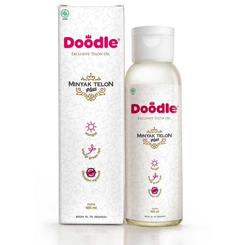 Jual Doodle Minyak Telon Plus 60 ml & 100 ml Minyak Telon Doodle wangi