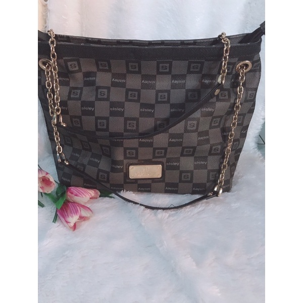 preloved sisley tote bag