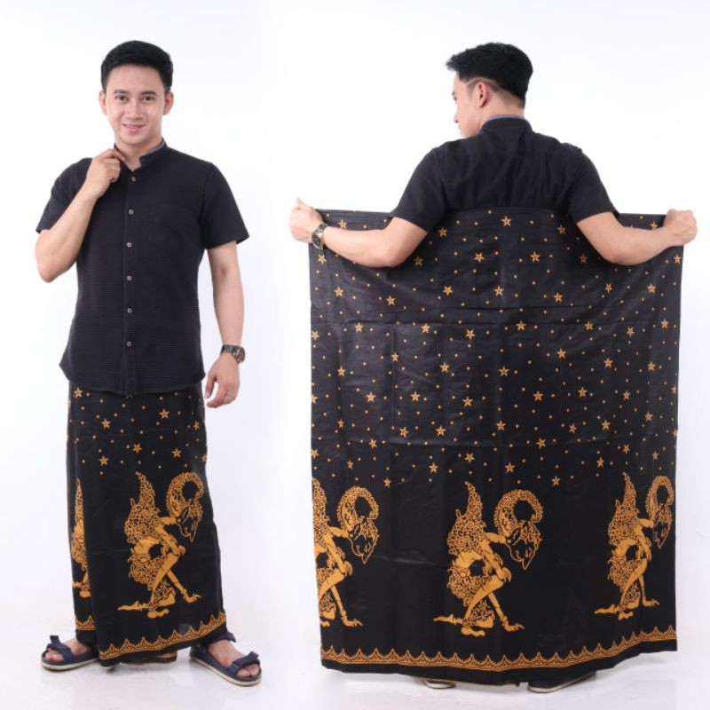 Jual Grosir Sarung Batik Wayang Gunungan Pekalongan Wayang Nu Sosokro