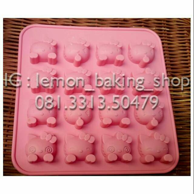 Cetakan silikon puding kue ijo coklat HKH 03