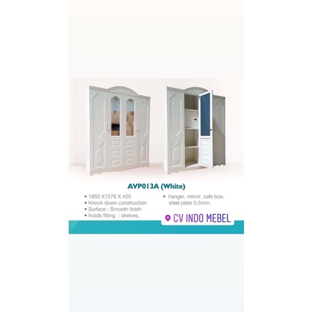 lemari besi 4 pintu import lemari pakaian besi lemari baju cabinet rak lemari gantung lemari pakaian