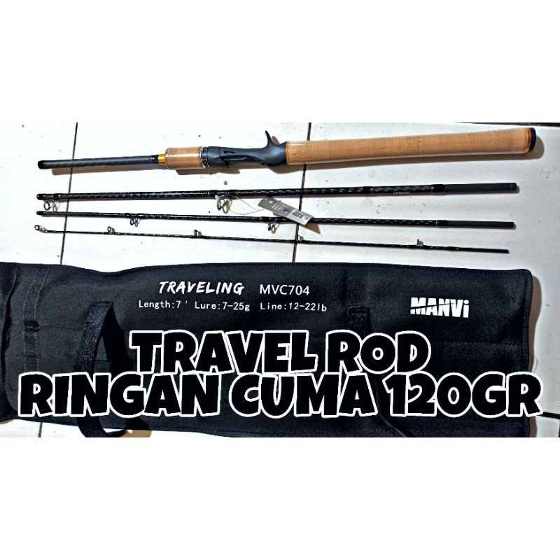 TRAVEL ROD BC MANVI TRAVELING 210cm 12-22LB