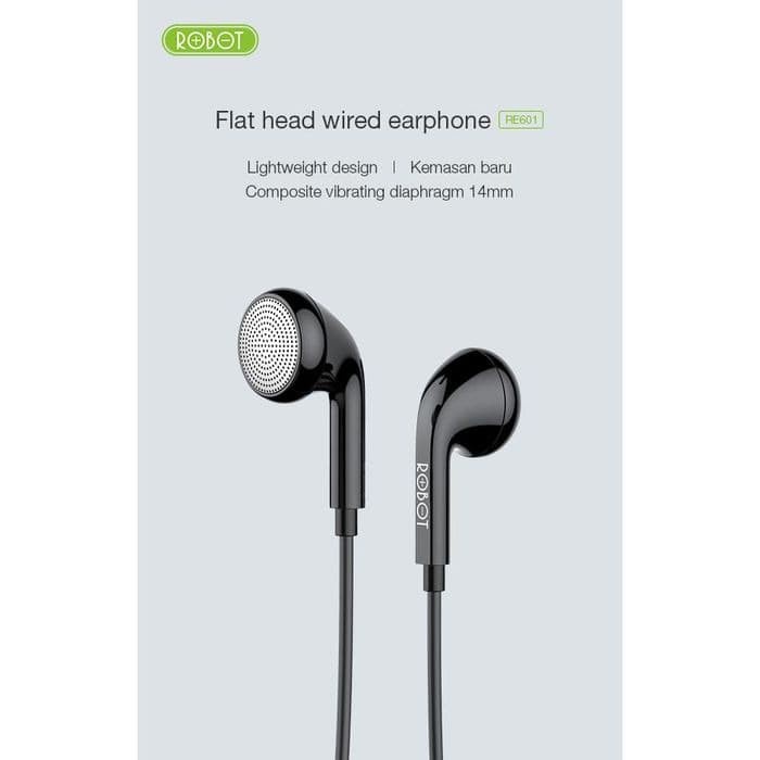 Headset Earphone Robot Re601 Original #98