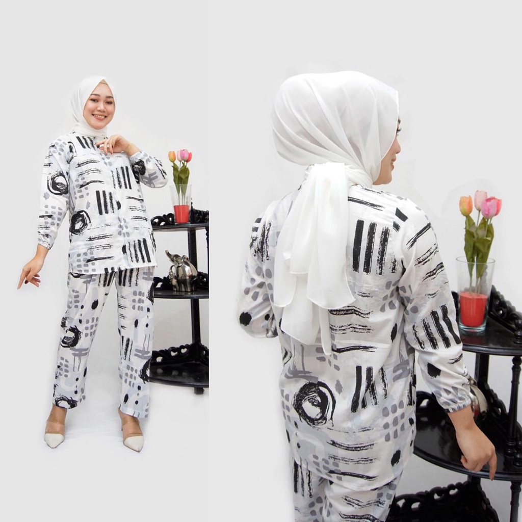 ZAHRA - Setelan Wanita MULAN SET Tie dye