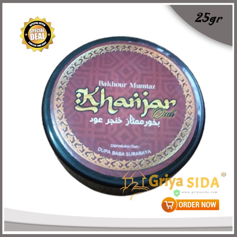 Dupa bukhur alkhanjar 25gr premium buhur baba gahru Dupa Bakour Arab Pengahrum Ruangan PROMO