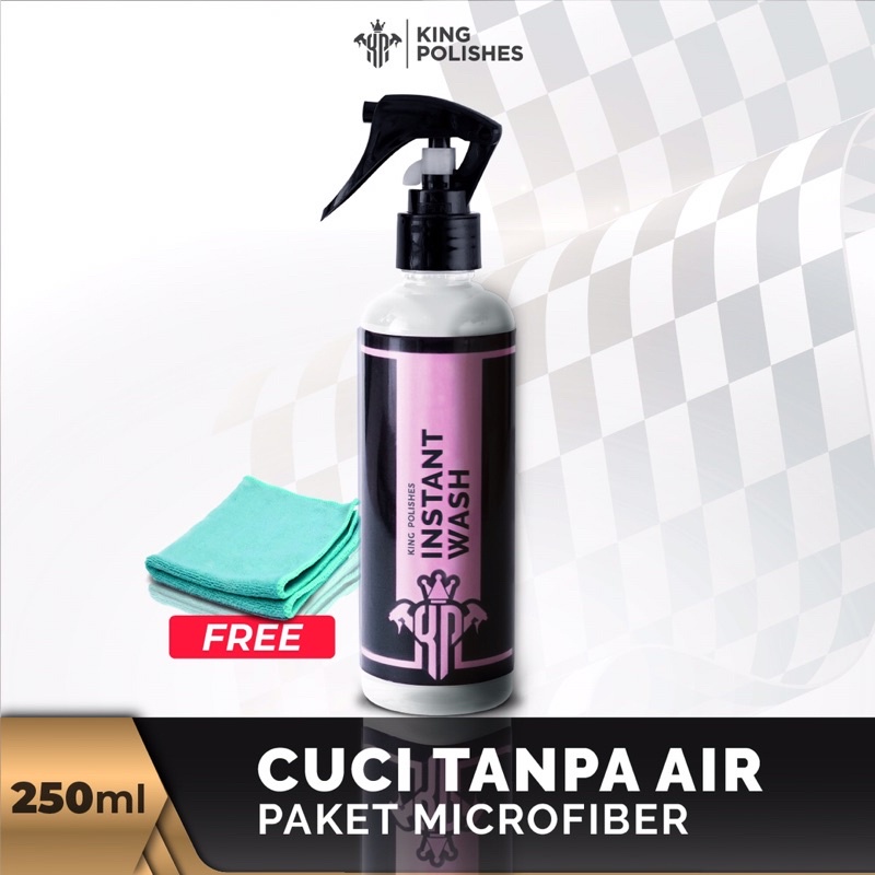 KING POLISHES Paket Instant Kilap 1 - Pengkilap Body dan Cuci Tanpa Air