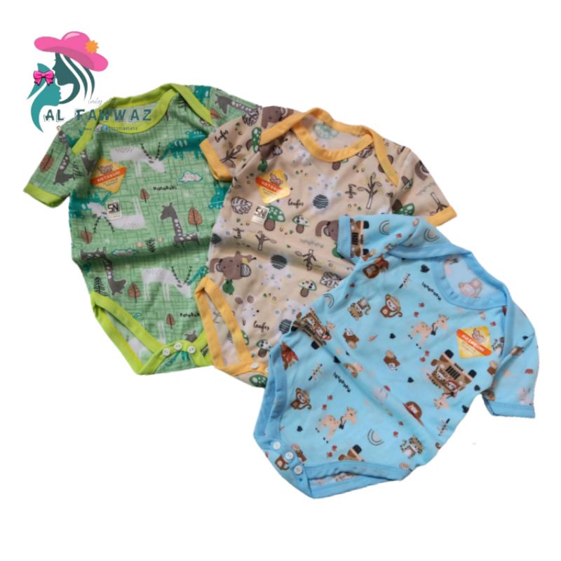 3 pcs Jumper bayi printing kotobuki