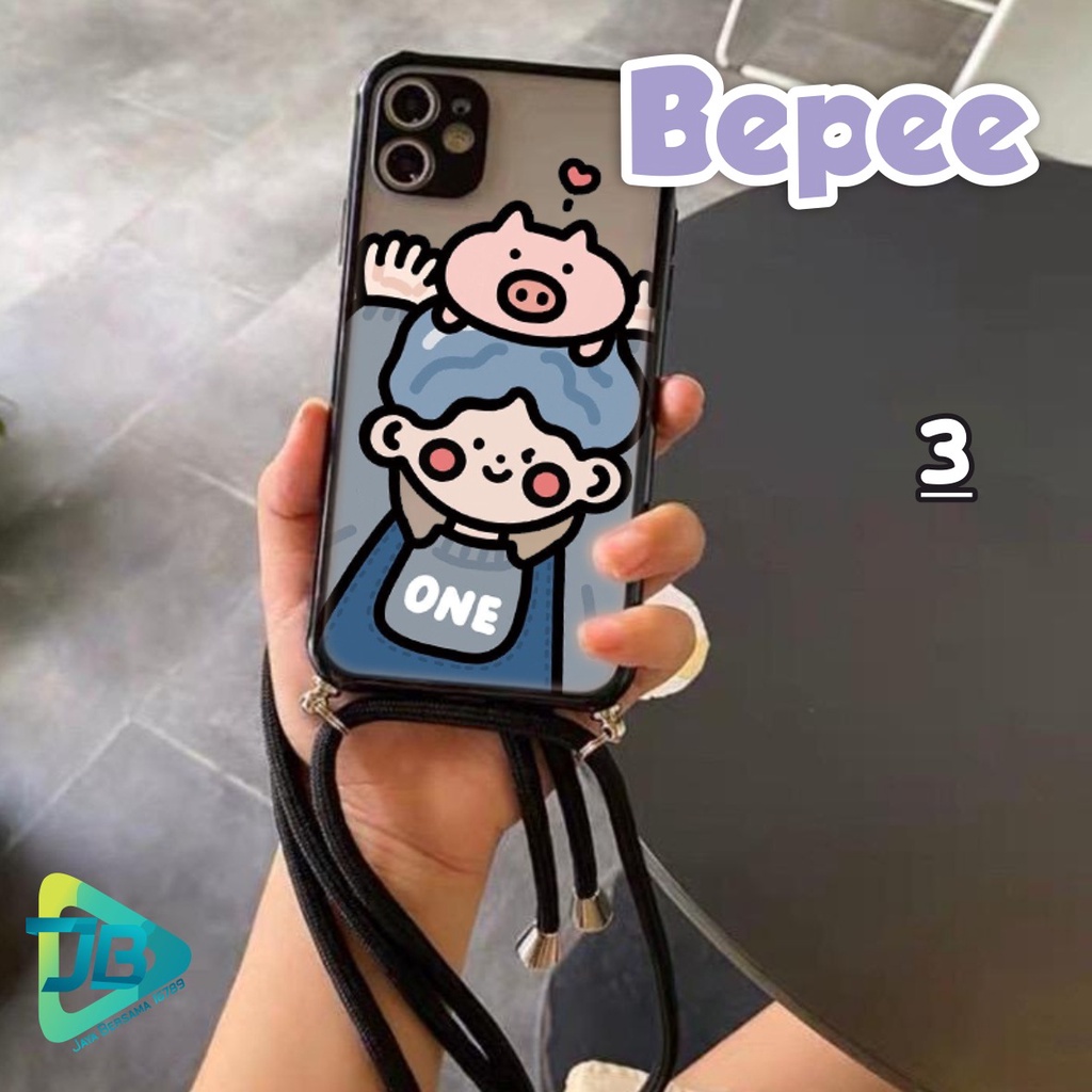 SOFTCASE SLINGCASE DOVE BEPEE OPPO SAMSUNG XIAOMI REALME IPHONE ALL TYPE JB4862