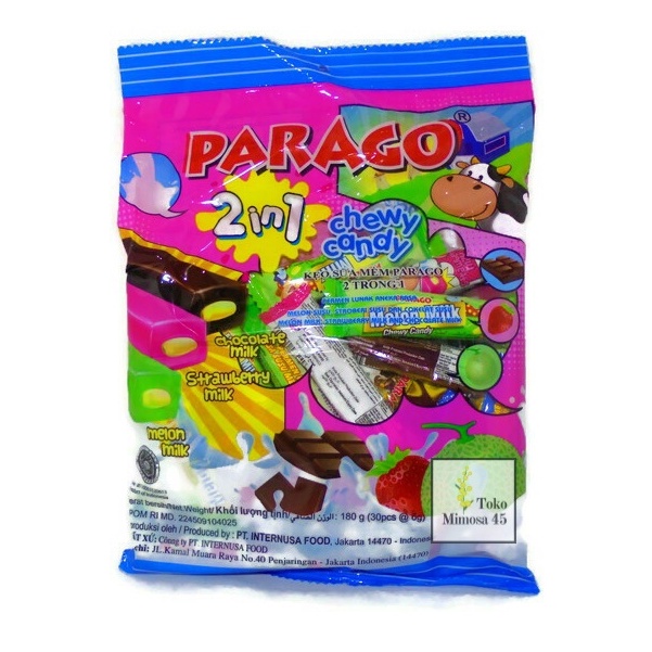 

Parago 2in1 Permen Chewy Pak 30 pcs