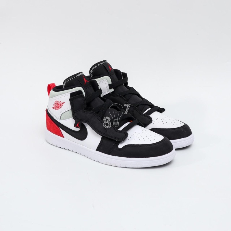 Air Jordan 1 Mid Union Black Toe Kids