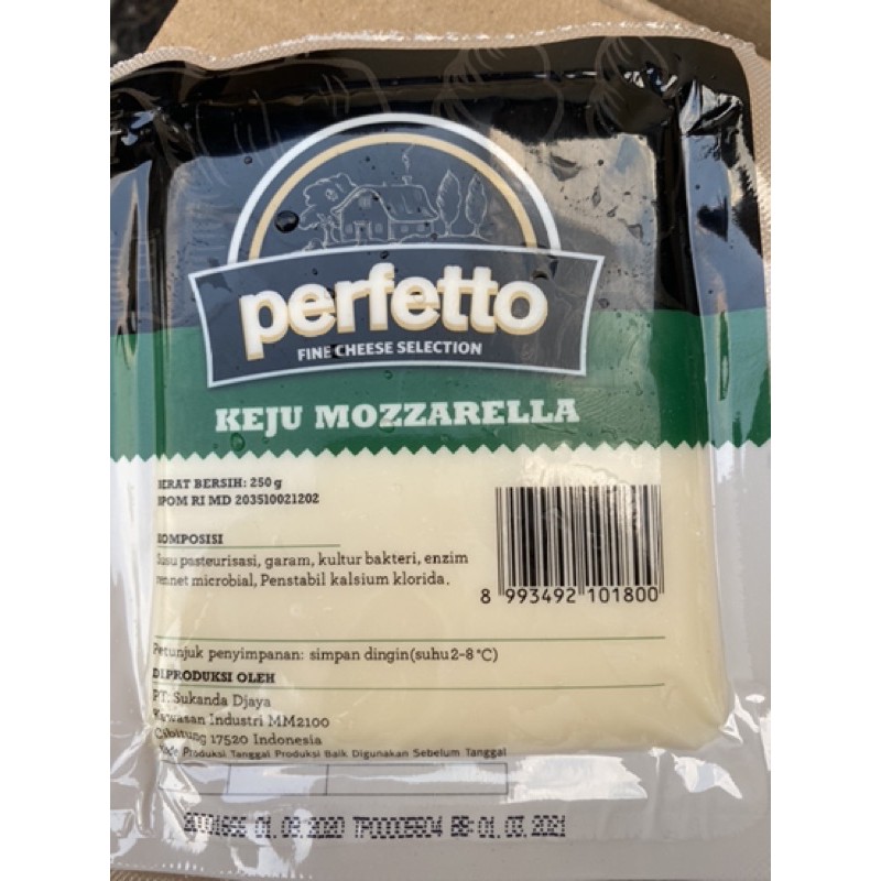 

Perfetto keju mozzarela 250gr