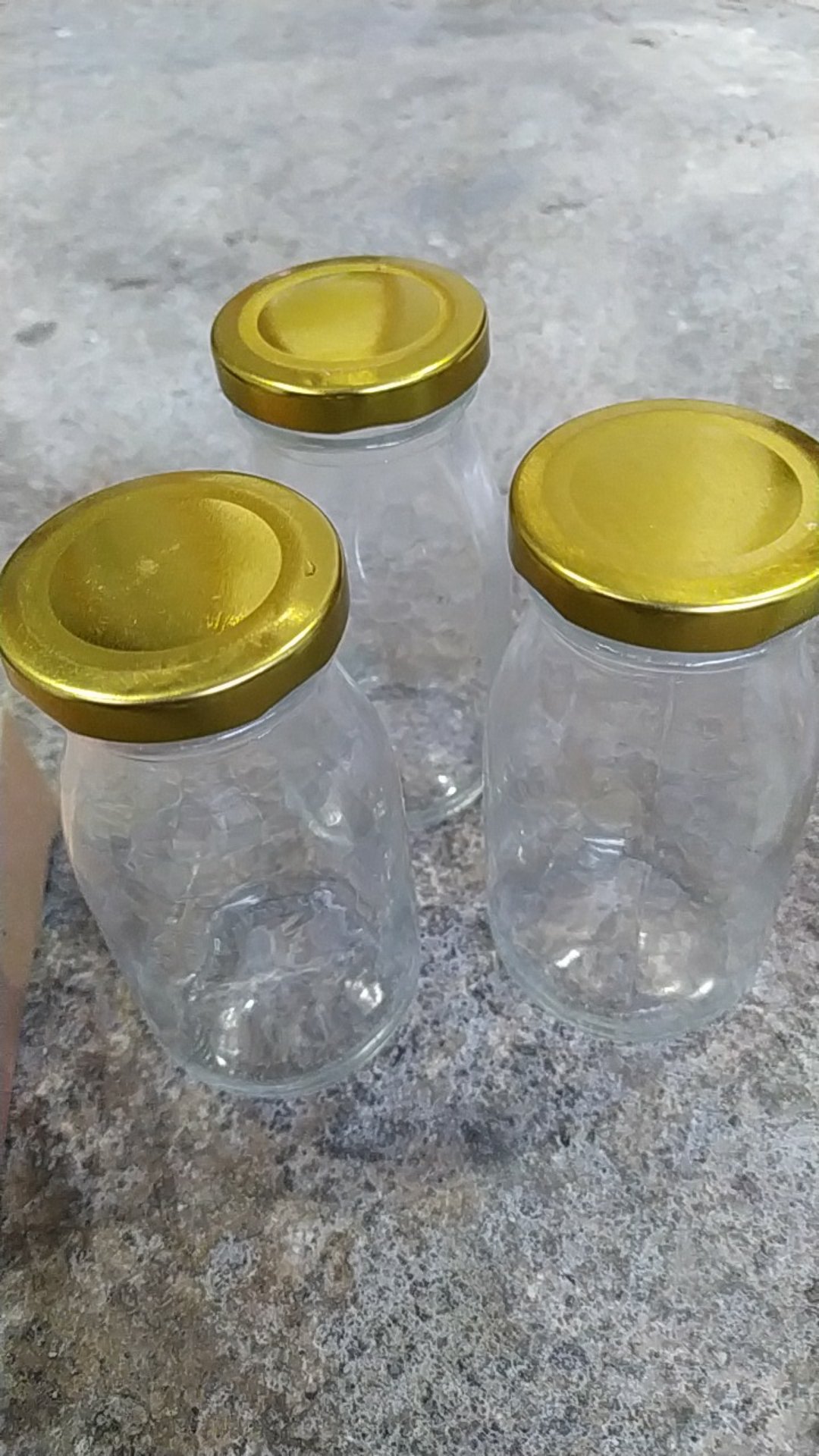 Little Red Hood Glass Jar 200 Ml / Toples Kaca Mini Tutup Stainless