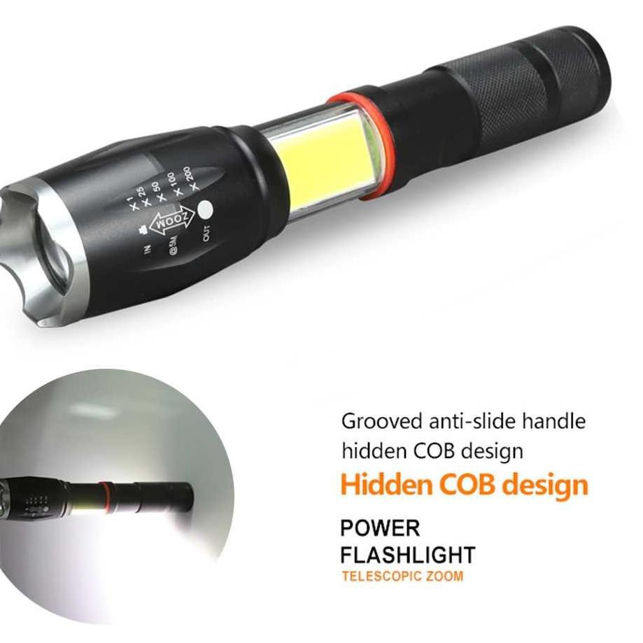 Paling Sesuai.. SENTER LED CREE 8000 LUMENS ANTI AIR POCKETMAN SENTER LED SUPER TERANG SENTER LED XM