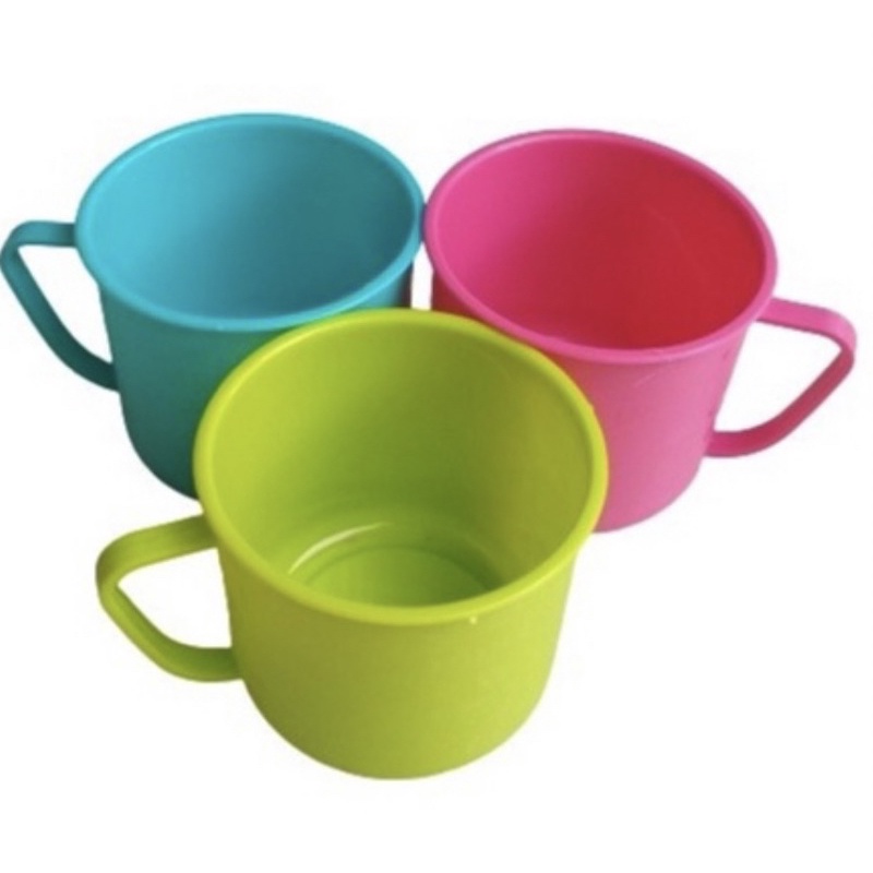 CANGKIR PLASTIK MINI WARNA  / MUG GELAS MINI / CANGKIR ANAK /  CANGKIR KOPI WARNA MURAH