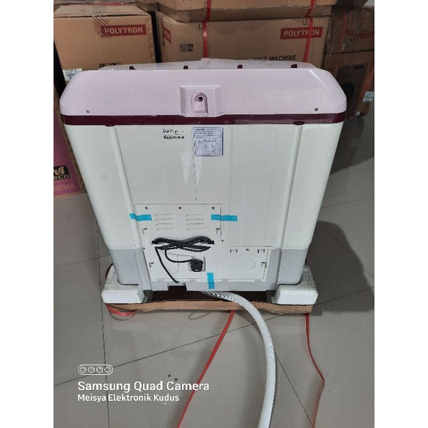 Mesin cuci 2 tabung Polytron 9kg WM 1490 INP