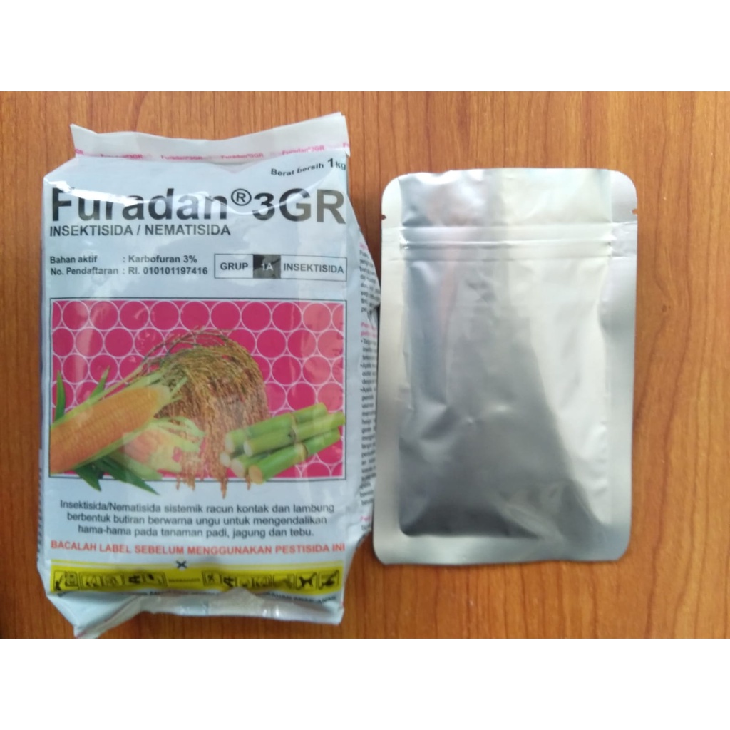 Repack Insektisida Furadan 100 Gram Furadan Obat Anti Hama 3GR Insektisida Uret Akar