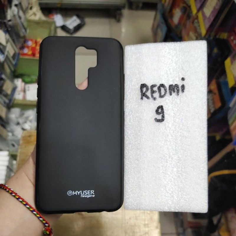 XIAOMI REDMI 5 PLUS / REIDMI 5+ , REDMI 9 softcase silikon karet hitam mantul