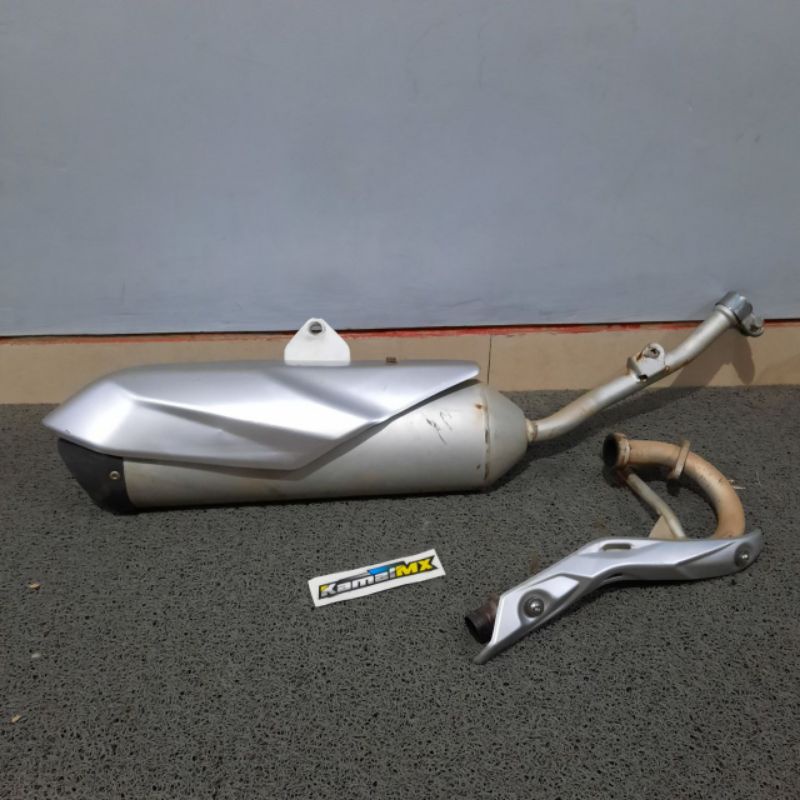 READY STOK SIAP COD KENALPOT KNALPOT ORI ASLI KAWASAKI KLX BF KLX G ATAU DTRACKER NEW ASLI ORI ORIGI