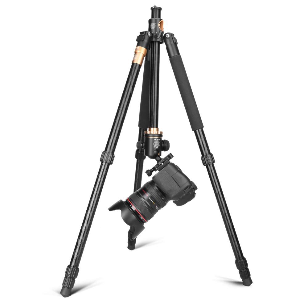 Multifunction Professional DSLR Horizontal Center Tripod + Monopod - Q999H - Black