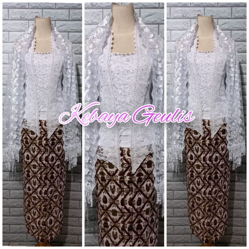 set kebaya pesta kebaya akad nikah modern kebaya bali kebaya brukat full payet kebaya kutubaru kebay