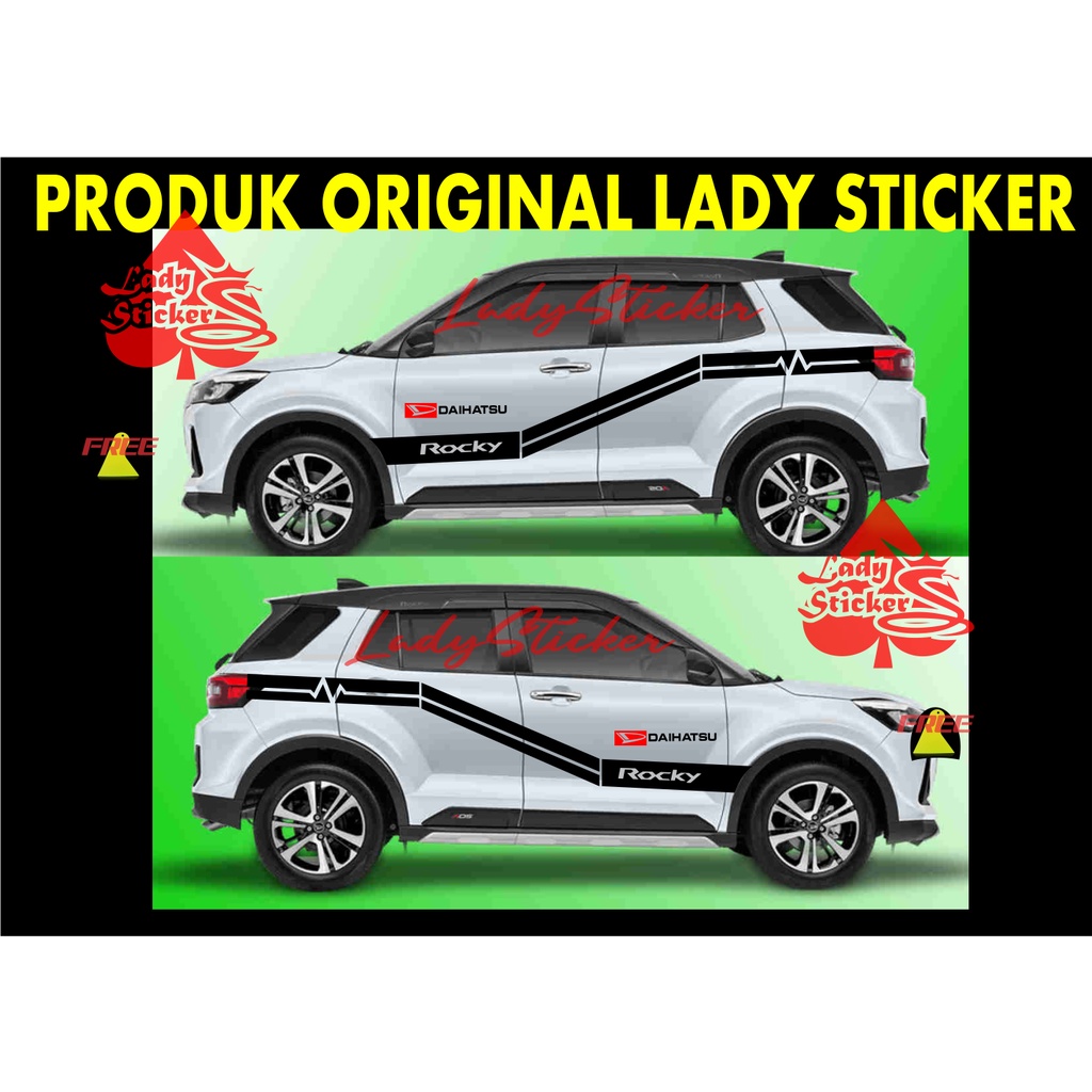 STICKER ROCKY CUTTING STICKER STIKER MOBIL DAIHATSU ROCKY TERBARU