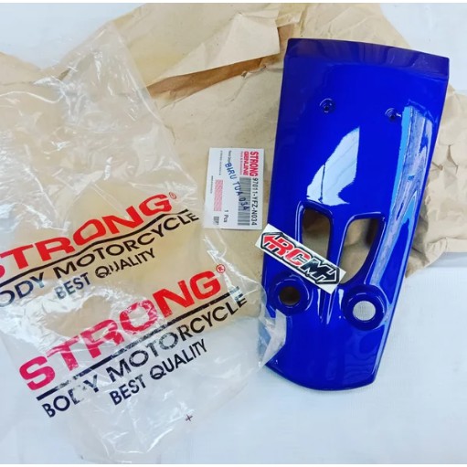 COVER BODI BODY PANEL DADA TENGAH DEPAN DASI DPN FIZR F1ZR FIZ-R MERK STRONG BIRU