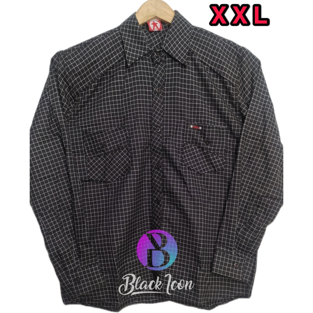 KEMEJA HEM PRAPATAN  REBEL ORIGINAL SIZE XXL