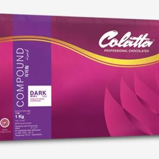 

COLATTA DARK COMPOUND CHOCOLATE 1KG TERLARIS TERPERCAYA ORIGINAL