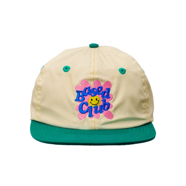 BASED CLUB - BREED BROKEN WHITE BALL CAP