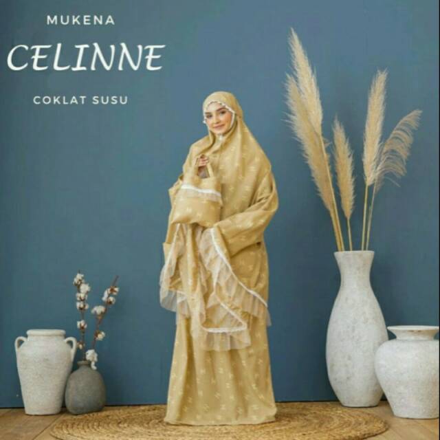 MUKENA DEWASA CELINNE COKLAT SUSU