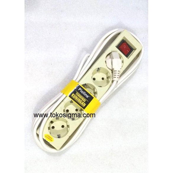 Stop Kontak Lubang Colokan Kabel Listrik AC 220v Power Strip Saklar