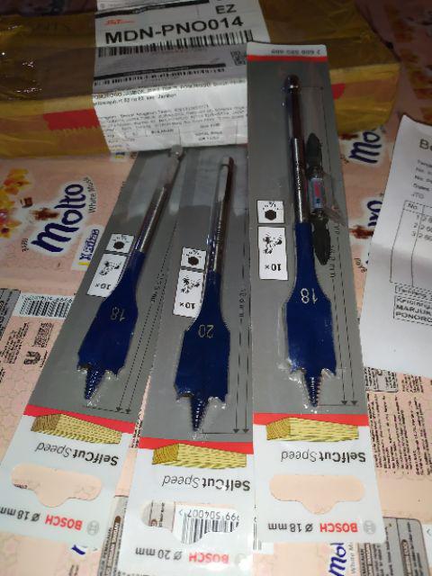 Bosch Mata Bor Kayu Kipas 20 Mm Spade Bits Selfcut Speed - Hex Shank