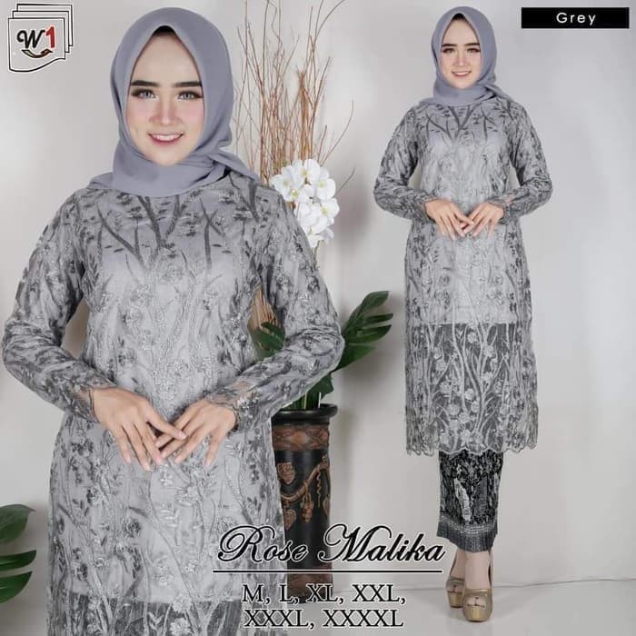 set kebaya rose malika berkualitas