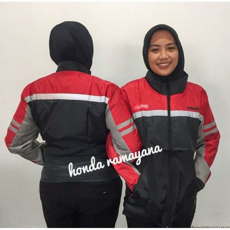 Jaket Honda AHM Ori Reflektif Parasit TANPA PIN