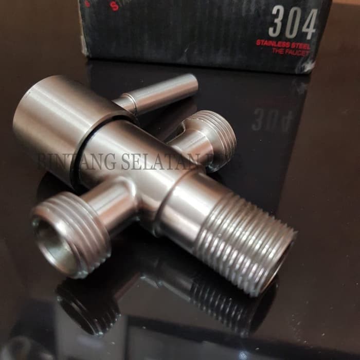 STOP KRAN DOUBLE / STOP VALVE SUS 304