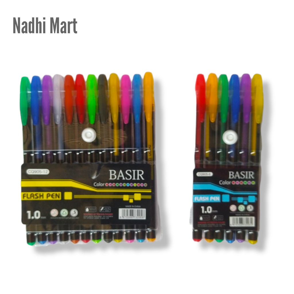 

PULPEN GLITER WARNA WARNI 1 SET / PULPEN WARNA