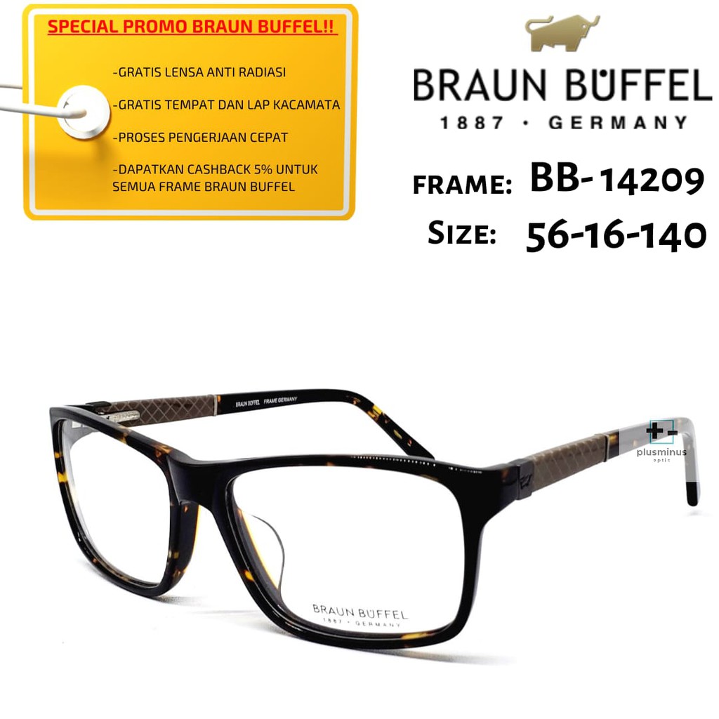 Frame Kacamata Braun Buffel 14209