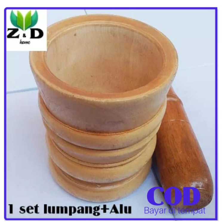 Lumpang Kayu Ukir Ukuran Besar Murah