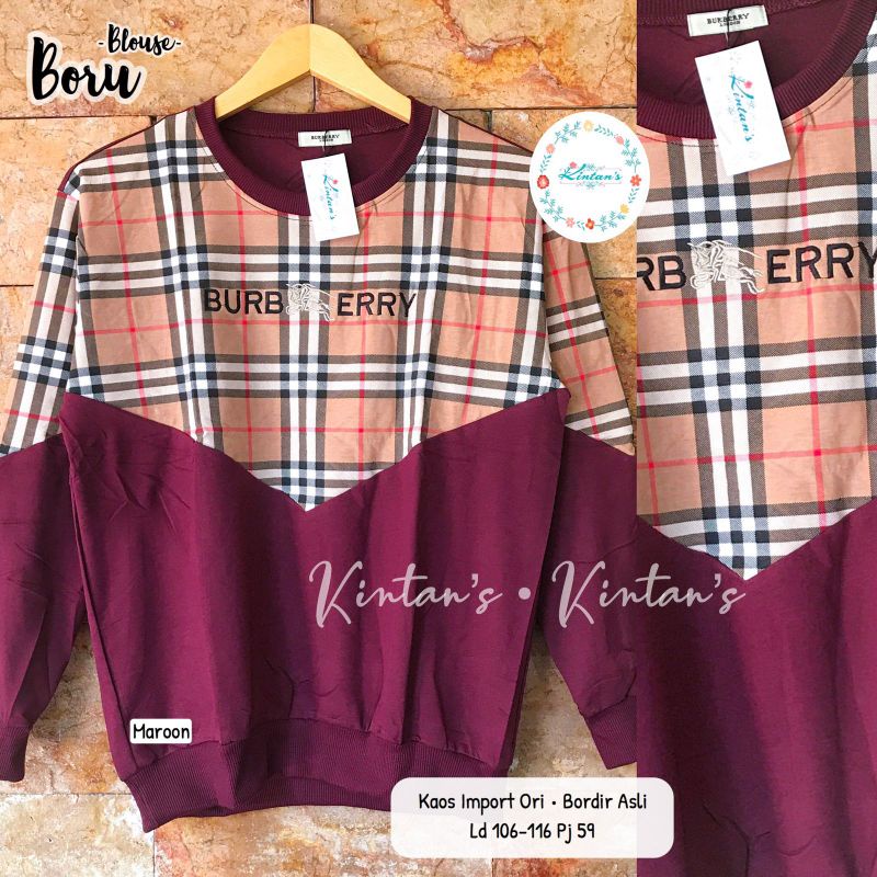 BORU BLOUSE BY KINTAN'S (BLOUSE WANITA) Blouse kekinian