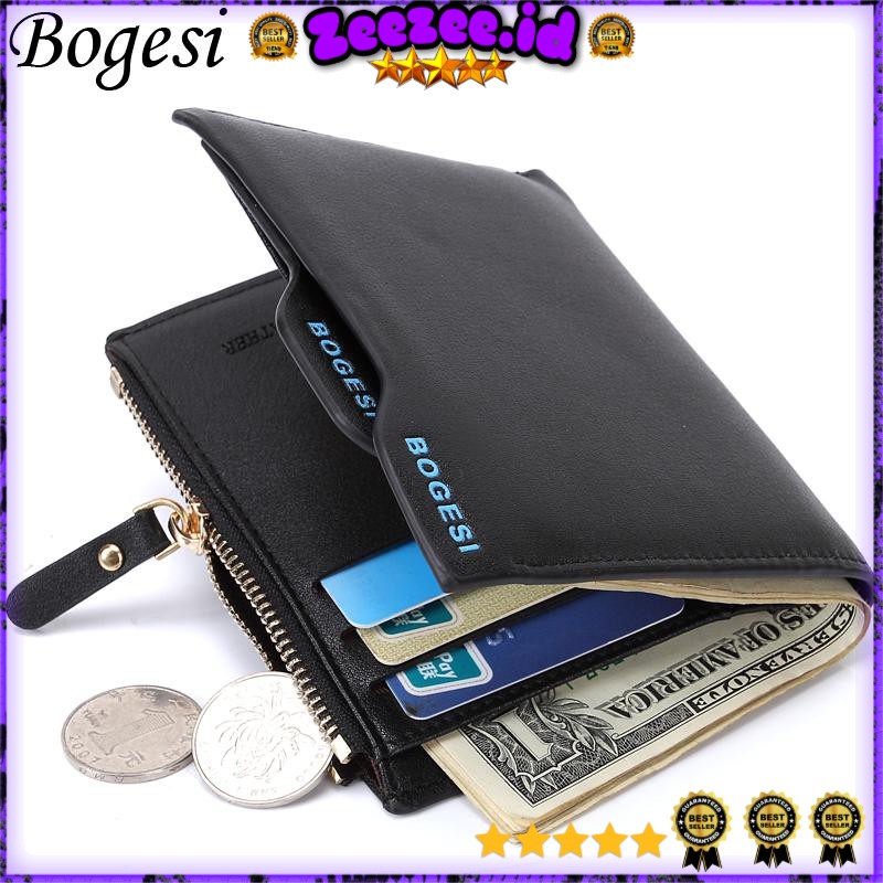 Dompet Kulit Pria - BOGESI836 - Black