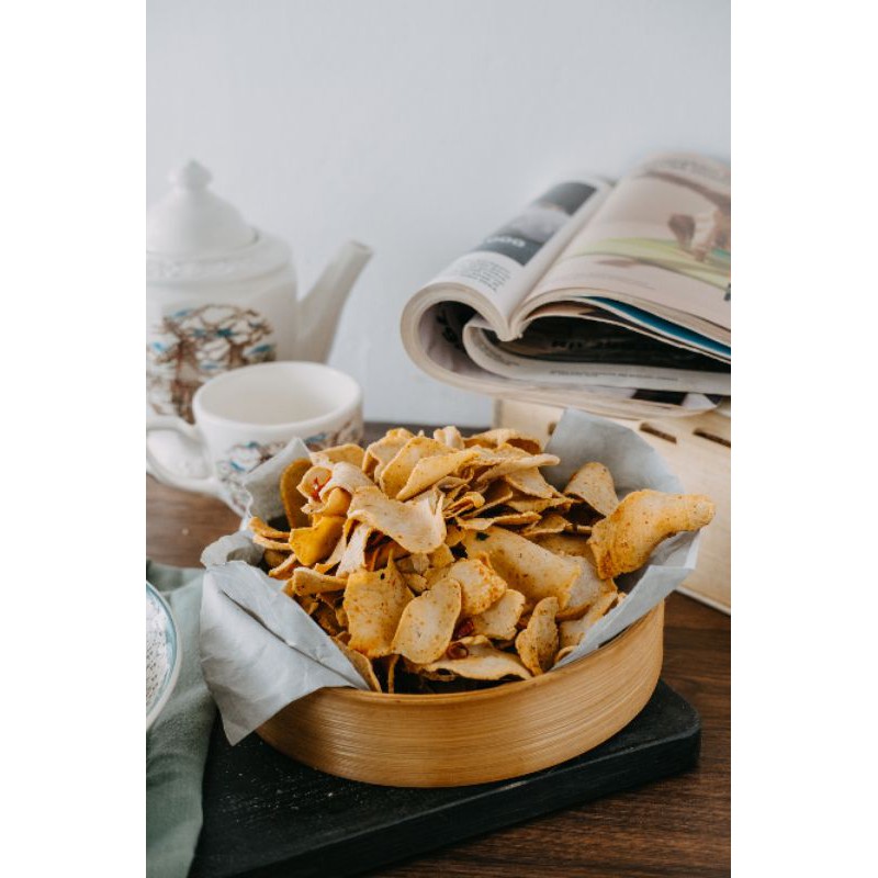 

Basreng Nopi Pedas Daun Jeruk