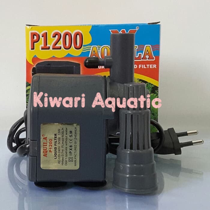 aquila p1200 / p 1200 pompa celup aquarium submersible pump 1200