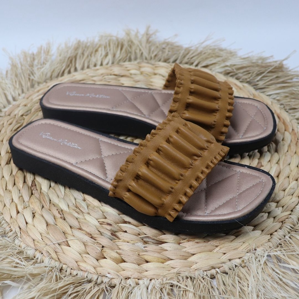 Sandal Wanita flat teplek terbaru sandal fashion