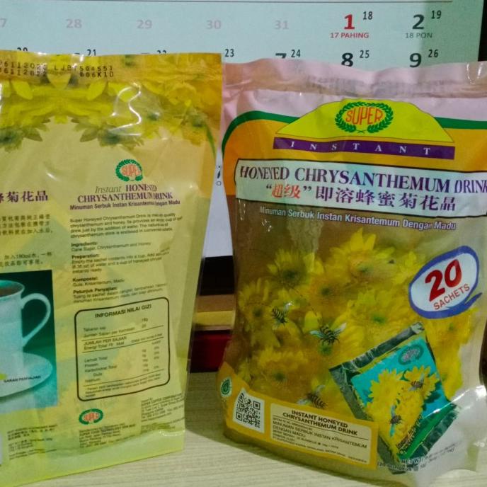 

(BISA COD) TEH KEMBANG SACHET SUPER INSTANT / HONEYED CHRYSANTHEMUM TEA / KAK HUE TERJAMIN Kode 643