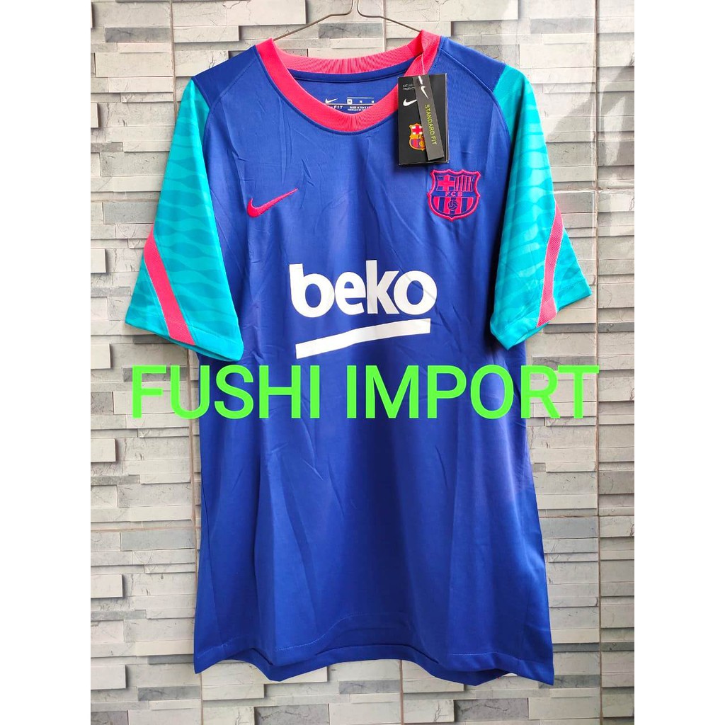 HQ JERSEY BOLA BARCAA TRAINING 2021-2022 GO HQ IMPORT