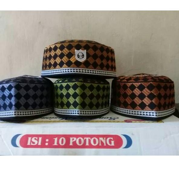 Flash Sale Jual Grosir - Peci Kopiah Malaysia Cina 10 Warna Basmalah Muslim Store ~